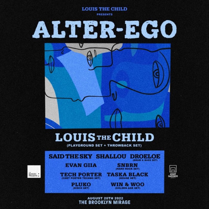 Lineup untuk acara alter ego pertama Louis The Child