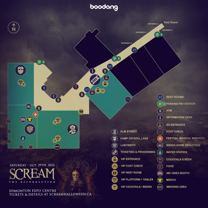 Peta acara Scream 2022