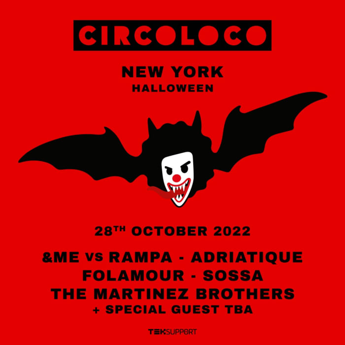 Circoloco Hari 1 - Poster Halloween NYC 2022