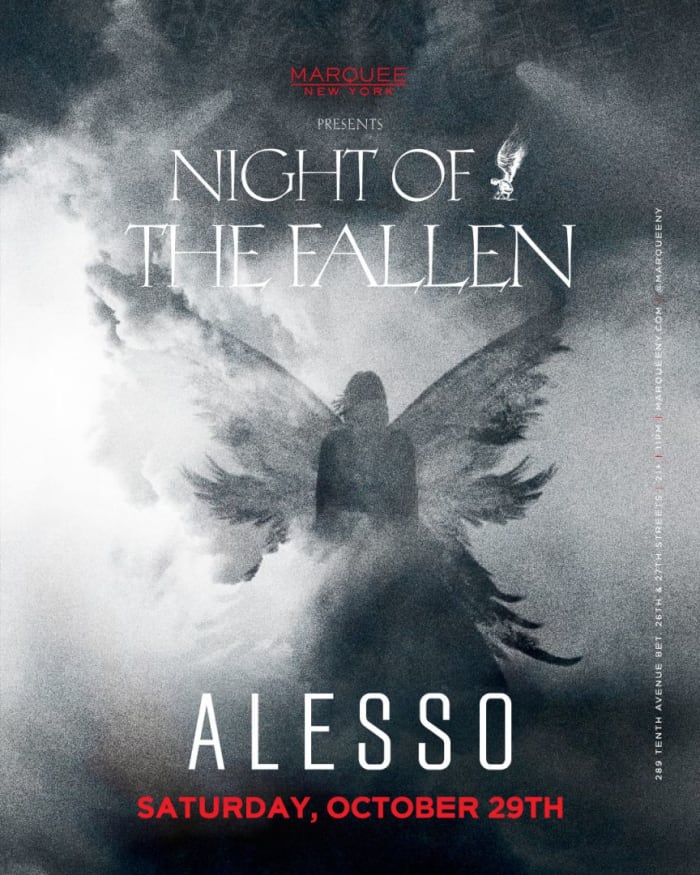 Alesso - Poster Halloween NYC 2022