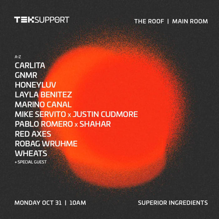 Poster Teksupport Halloween NYC 2022
